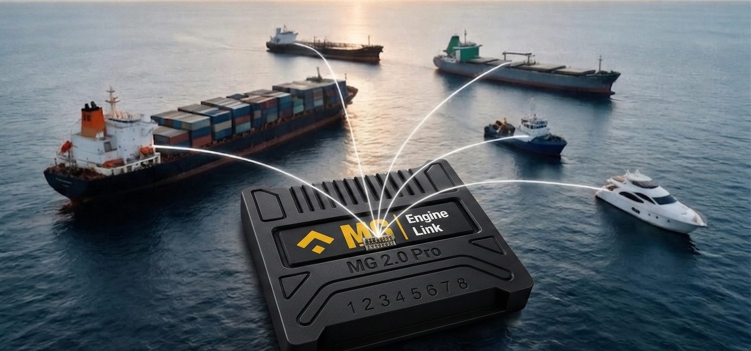 MG Engine Link - one device connecting your whole fleet at sea